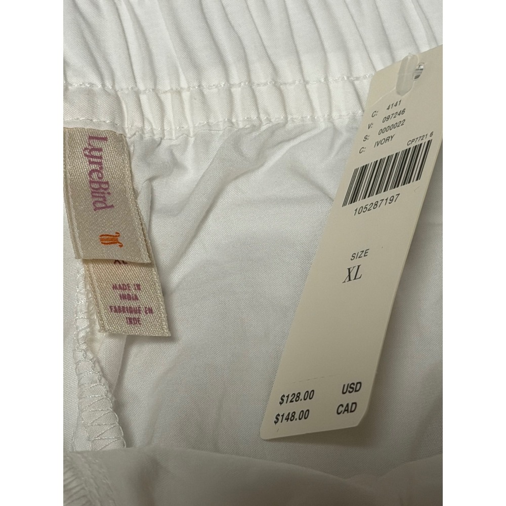 ANTHROPOLOGIE LyreBird Eyelet Embroidered Boxer Pants SZ XL NWT - Picture 4 of 9